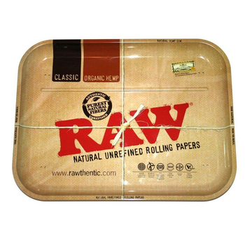 Поднос RAW Metal Rolling Tray XXL ДИСКОНТ - Уценка - Магазин бонгов бонгшоп.рф