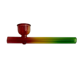 Трубка Rasta Tube 10 см - Трубки - стеклянные - Магазин бонгов бонгшоп.рф